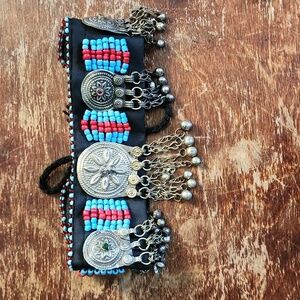 Bohemian Beaded Chocker with Silver Accents..